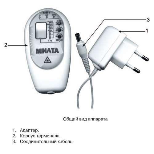 Аппарат лазерной терапии Милта Ф-5 (5-7 Вт)