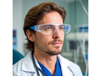 Применение защитных противолазерных очков при проведении процедур лазерной терапии